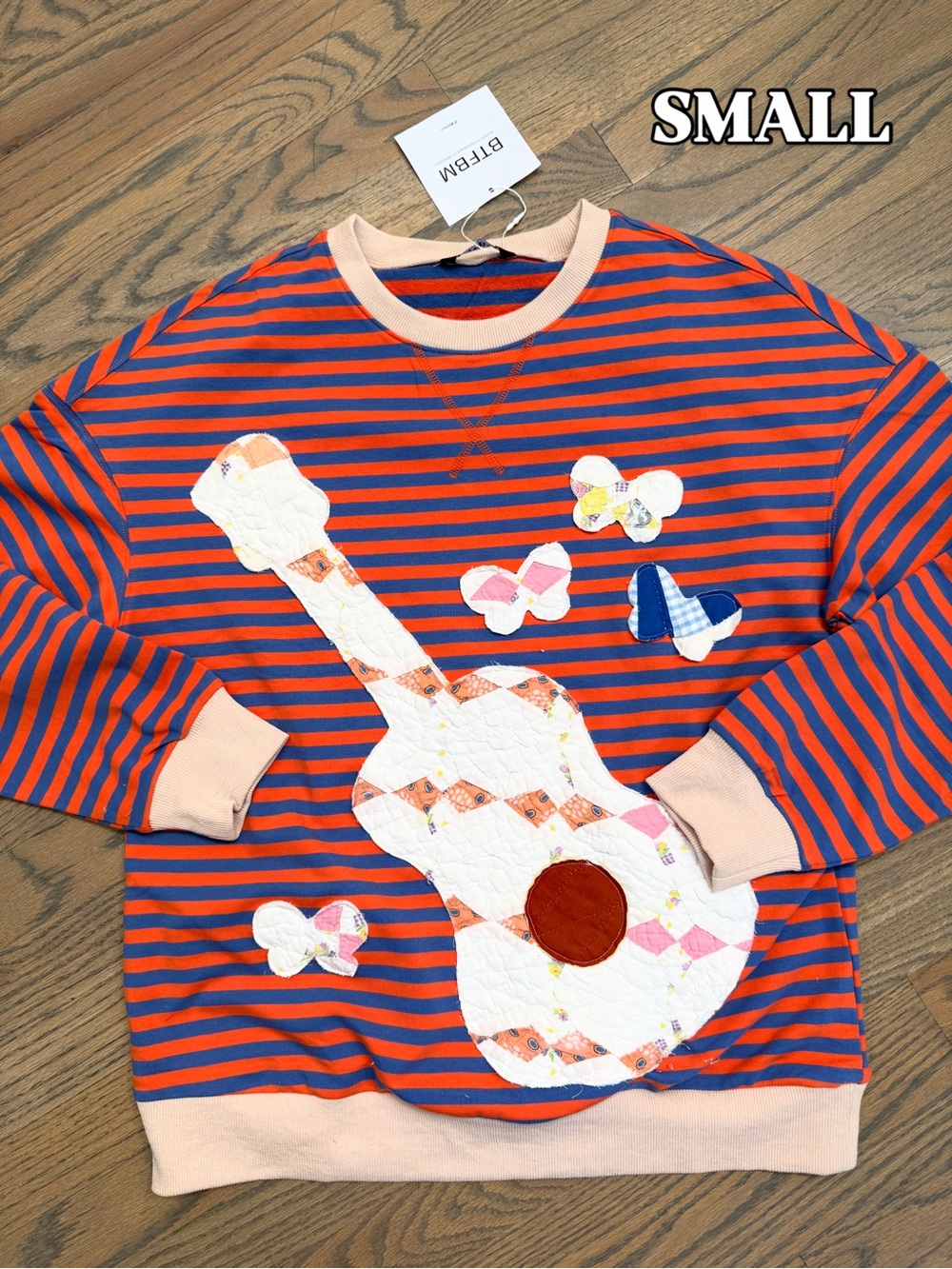 Dolly Inspired Quilted Guitar Sweatshirt